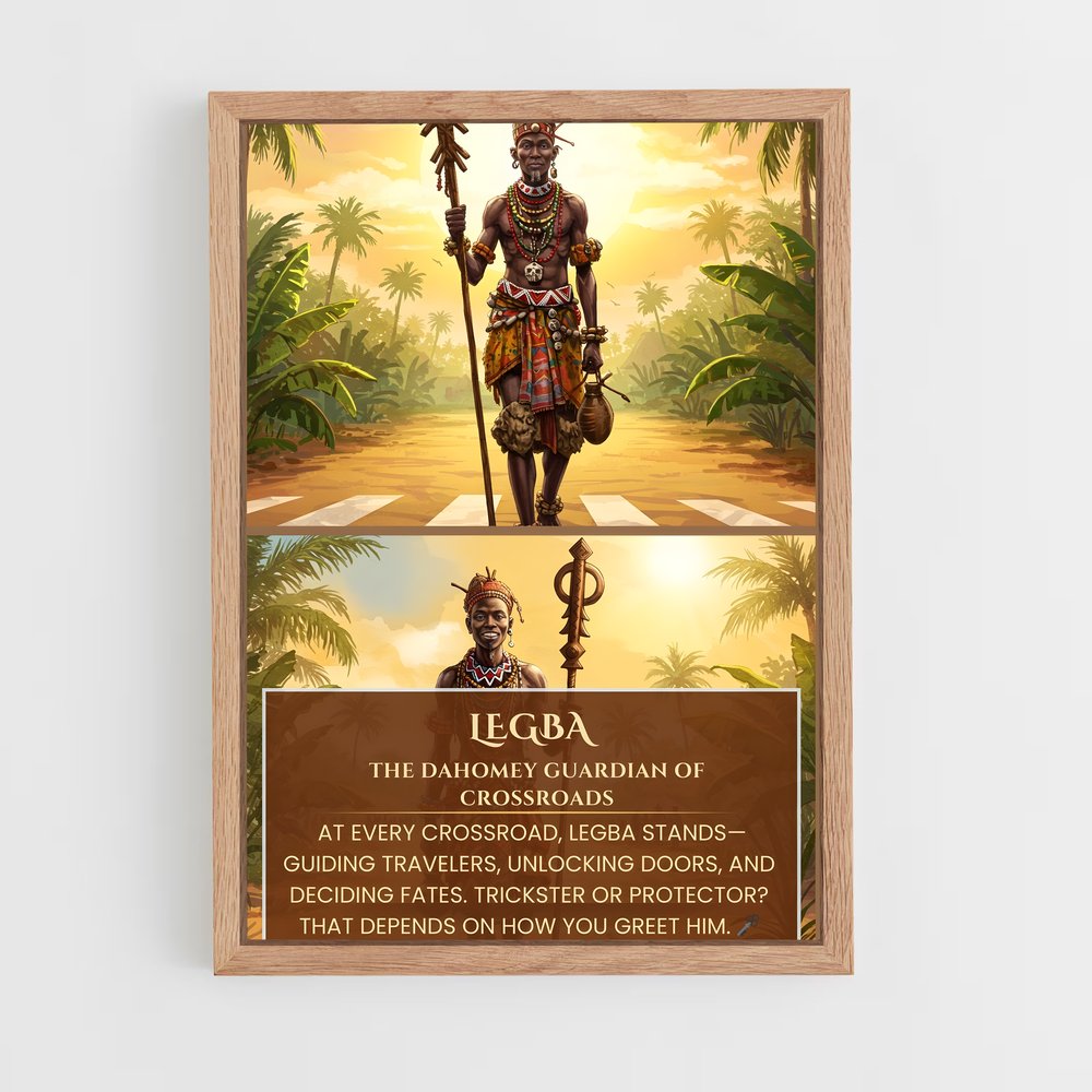 ap-african mythology-1 cadre Bois clair