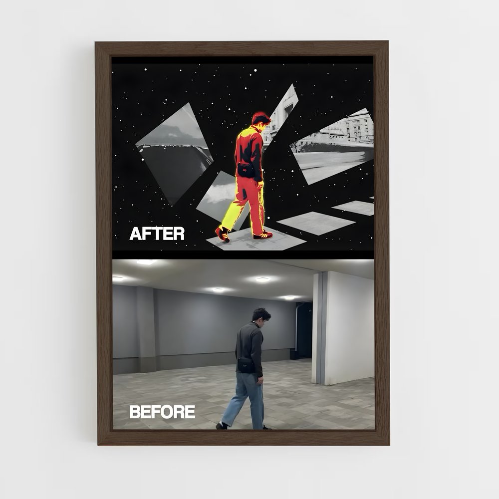 ap-after effects-3 cadre Bois foncé