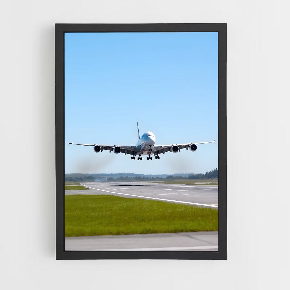 ap-airbus a380-13 cadre Noir