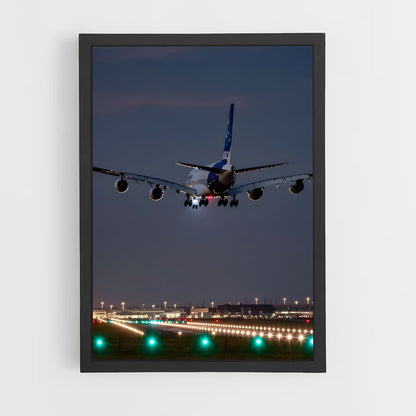 ap-airbus a380-8 cadre Noir