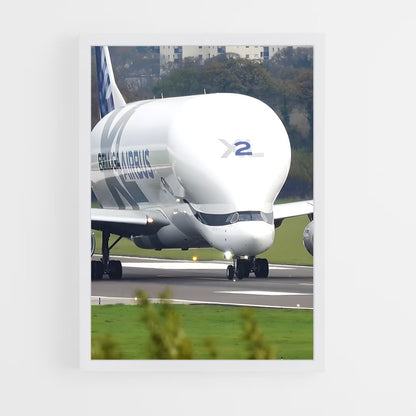 ap-airbus beluga-1 cadre Blanc