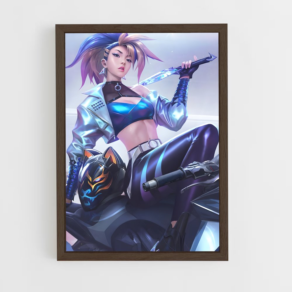 ap-akali-8 cadre Bois foncé