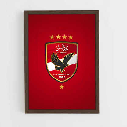 ap-al ahly sc-5 cadre Bois foncé