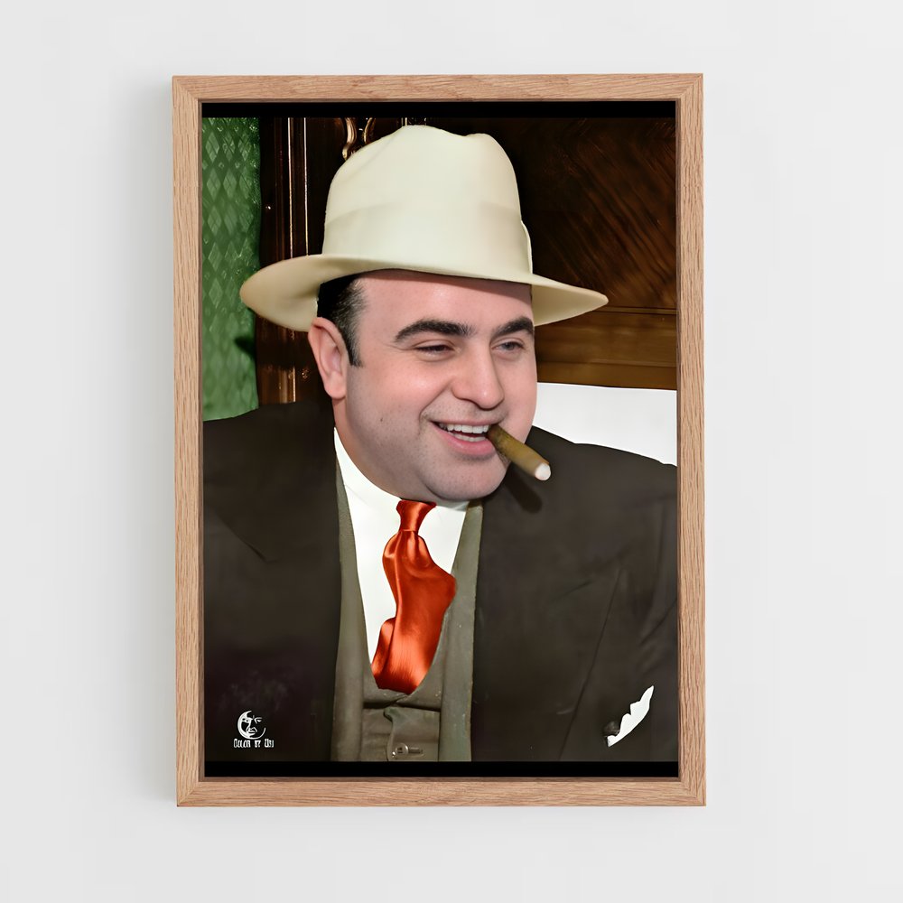 ap-al capone-1 cadre Bois clair