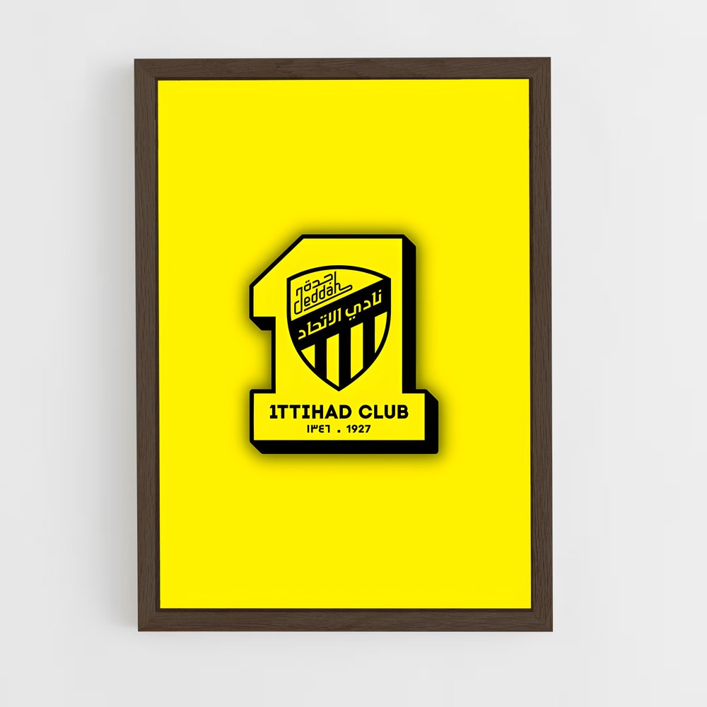 ap-al ittihad fc-1 cadre Bois foncé