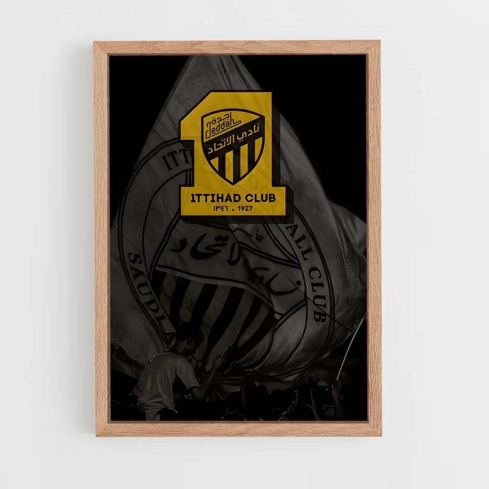 ap-al ittihad fc-5 cadre Bois clair