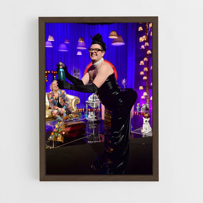 ap-alan carr-3 cadre Bois foncé