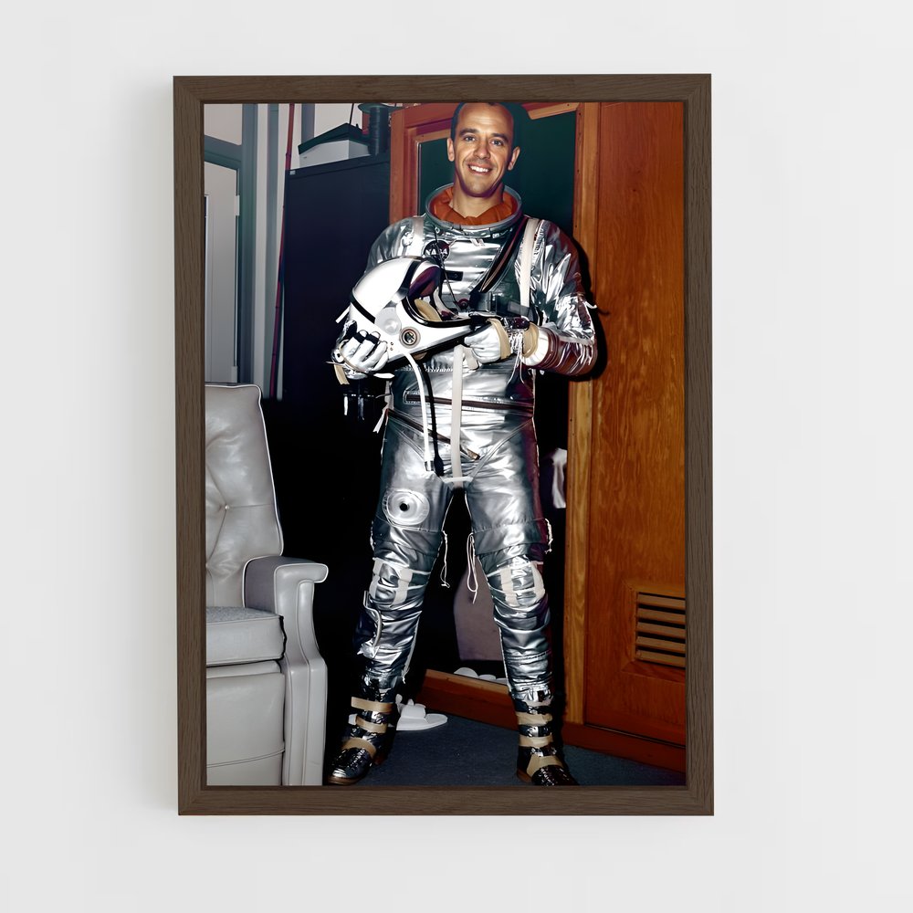 ap-alan shepard-2 cadre Bois foncé