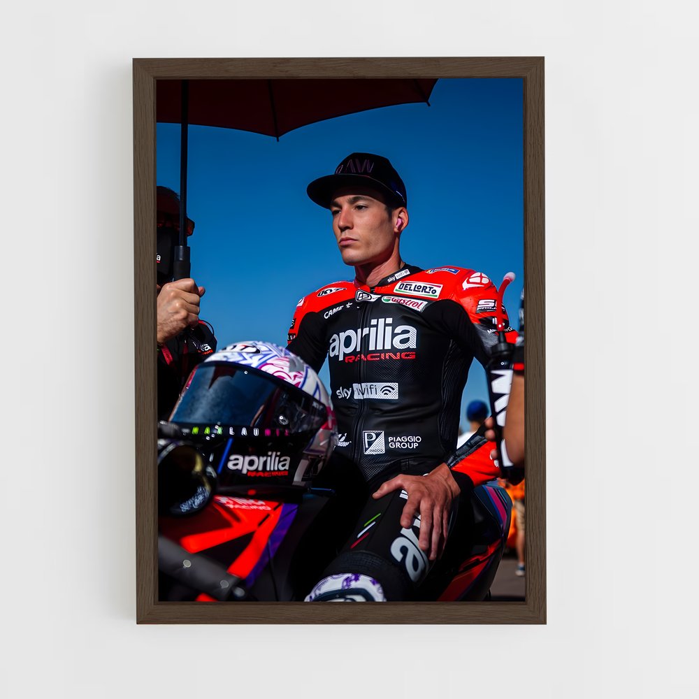 ap-aleix espargaro-4 cadre Bois foncé