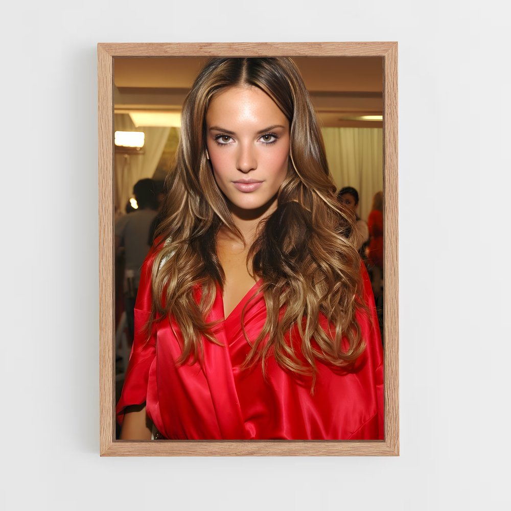 ap-alessandra ambrosio-4 cadre Bois clair