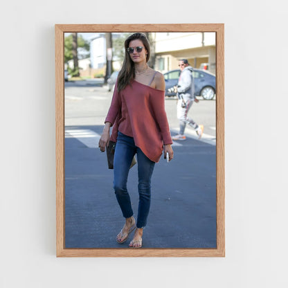 ap-alessandra ambrosio-9 cadre Bois clair