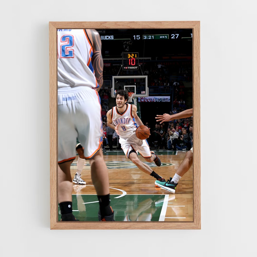 ap-alex abrines-4 cadre Bois clair