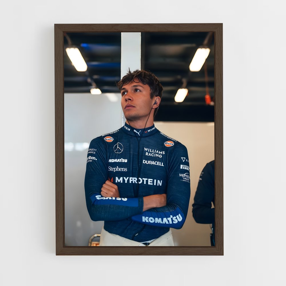 ap-alex albon-3 cadre Bois foncé