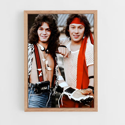 ap-alex van halen-4 cadre Bois clair