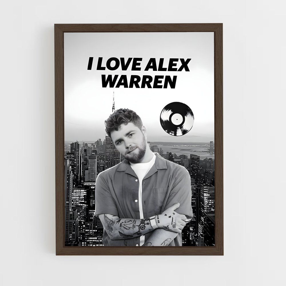 ap-alex warren-5 cadre Bois foncé