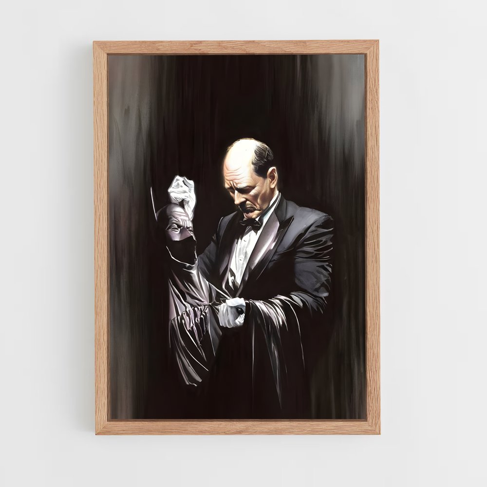ap-alfred pennyworth-3 cadre Bois clair