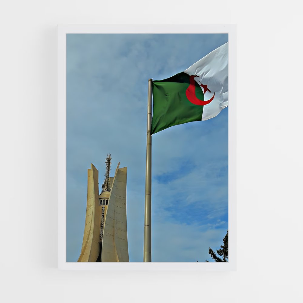 ap-algeria flag-2 cadre Blanc
