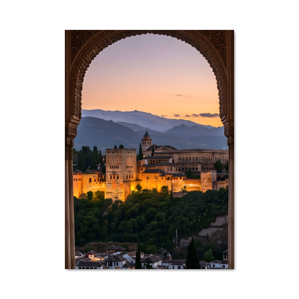 Poster Crépuscule à Grenade