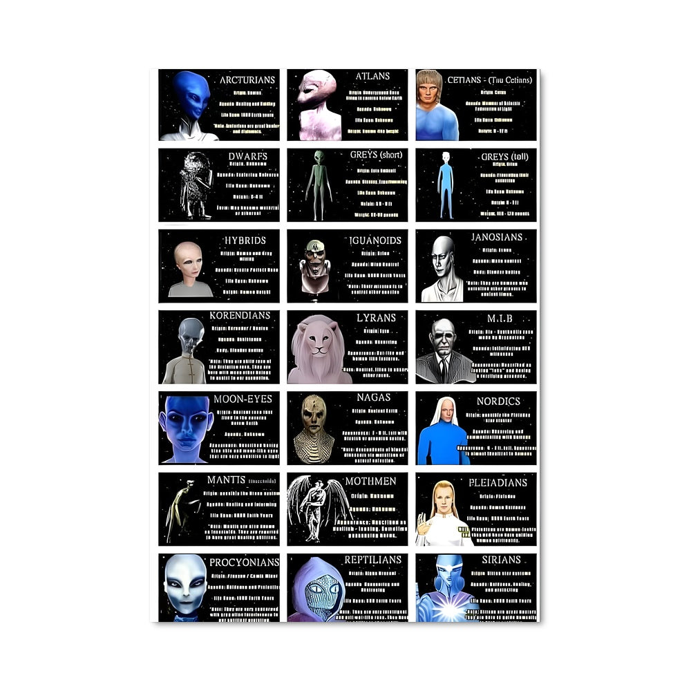 Poster Masques Étranges