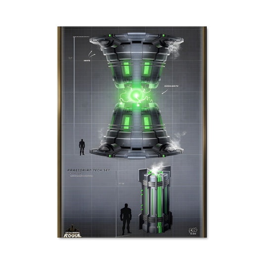 Poster Vaisseau Lumineux