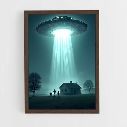 ap-alien abduction-8 cadre Bois foncé
