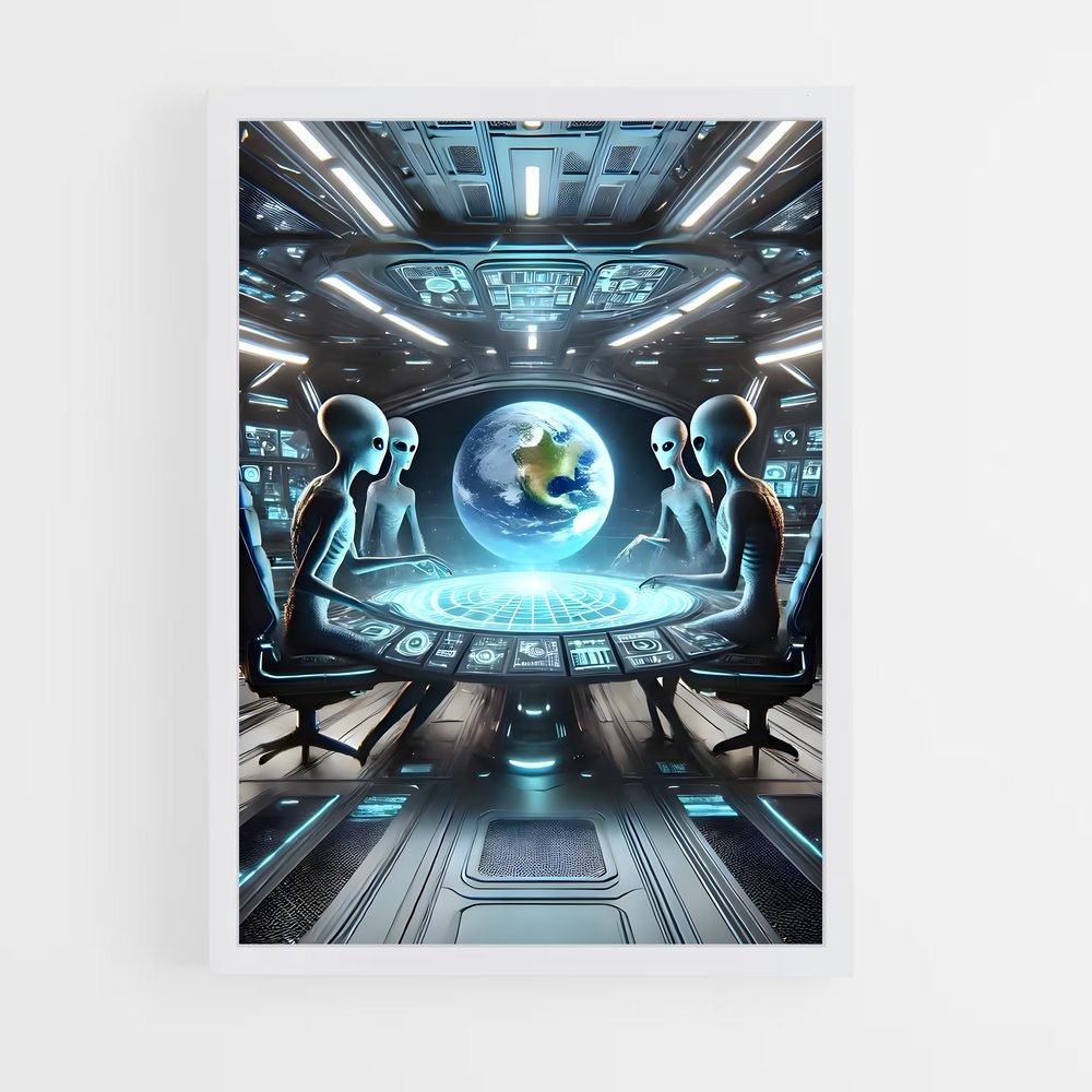 ap-alien technology-9 cadre Blanc