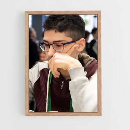 ap-alireza firouzja-3 cadre Bois clair