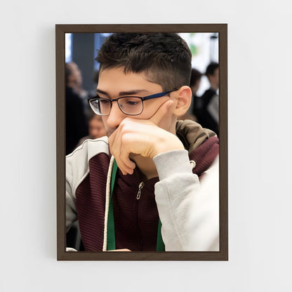 ap-alireza firouzja-3 cadre Bois foncé