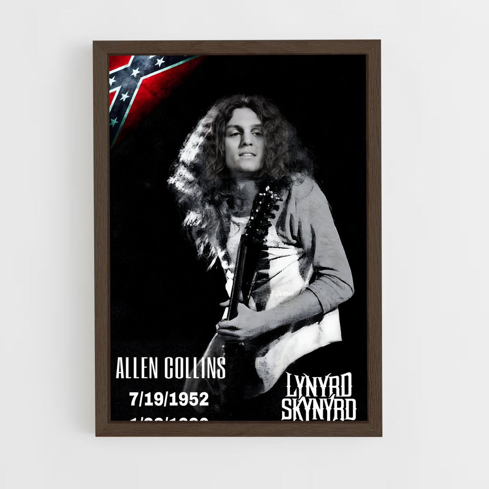 ap-allen collins-6 cadre Bois foncé