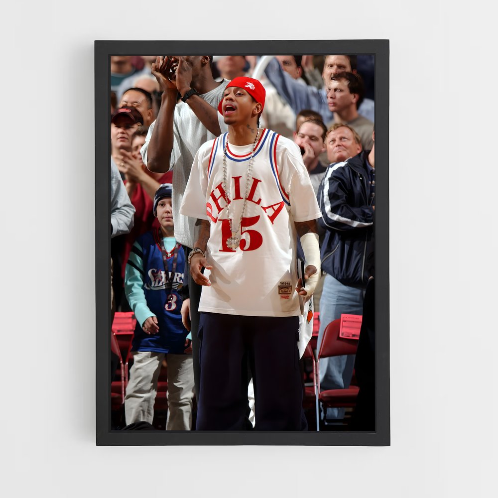 ap-allen iverson-12 cadre Noir