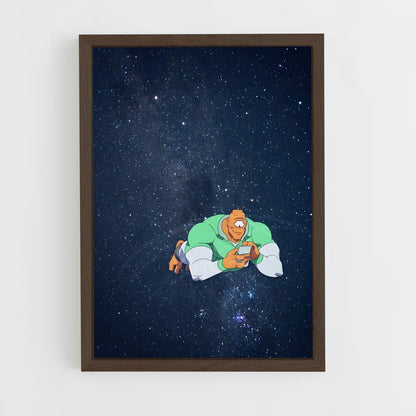 ap-allen the alien-4 cadre Bois foncé