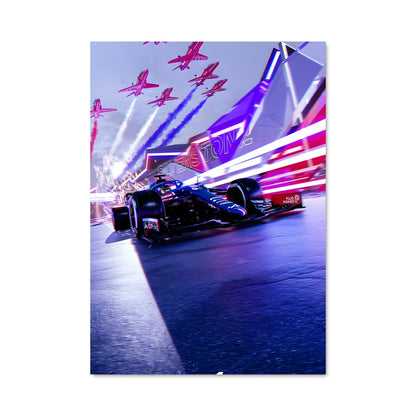 Poster Alpine Racing Spirit