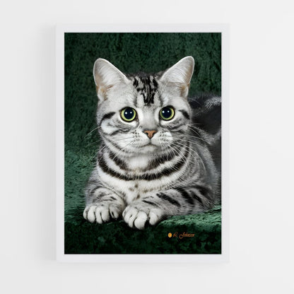 ap-american shorthair-1 cadre Blanc
