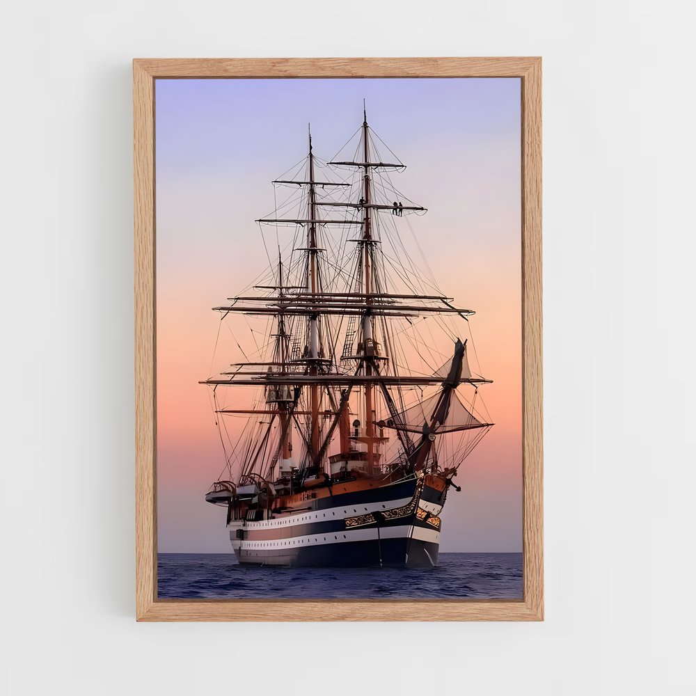 ap-amerigo vespucci-2 cadre Bois clair
