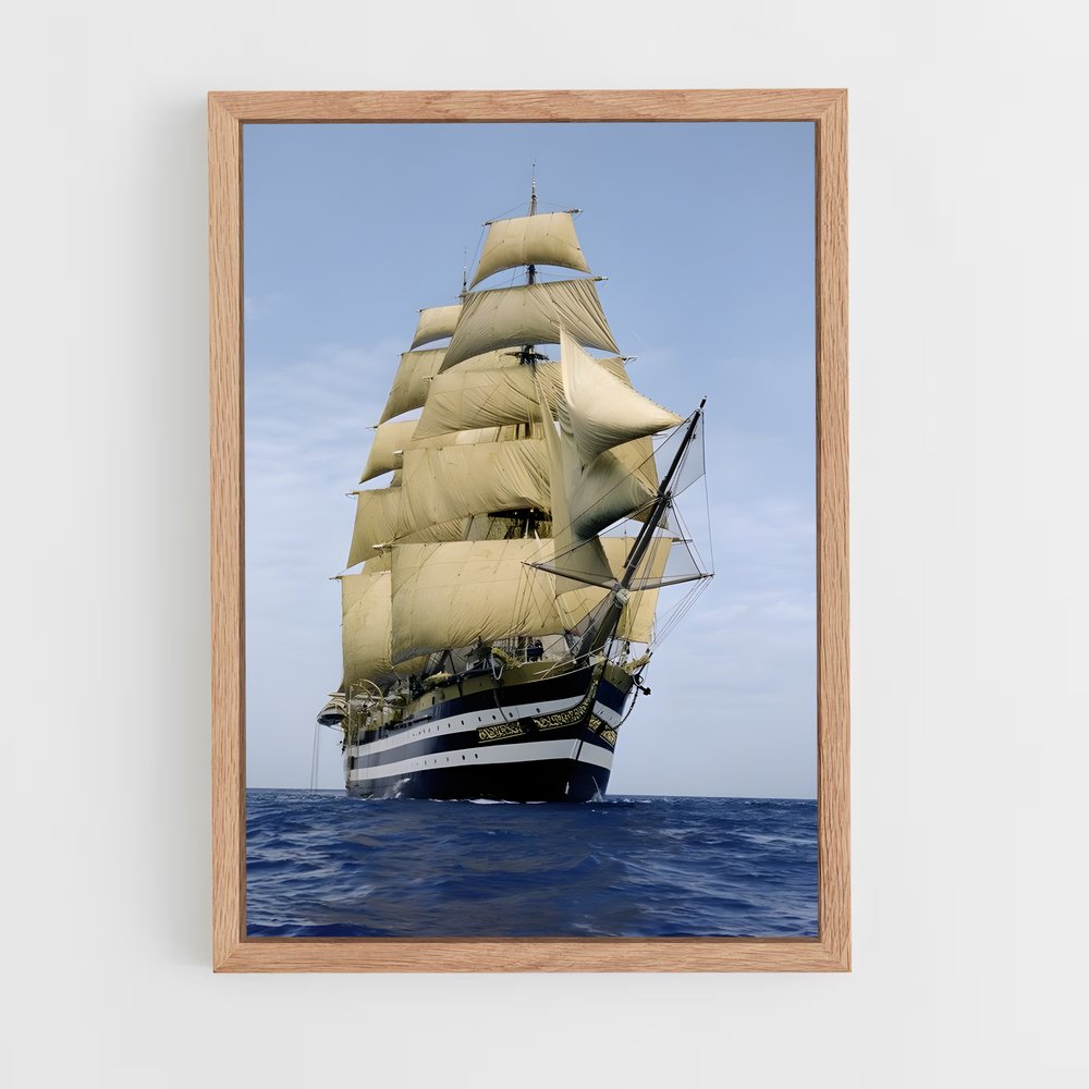 ap-amerigo vespucci-7 cadre Bois clair