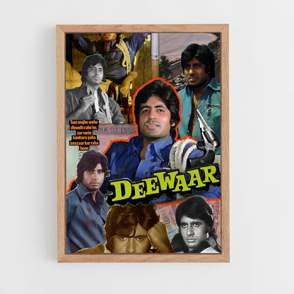 ap-amitabh bachchan-7 cadre Bois clair