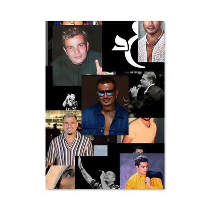 Poster Visages d'Amr Diab