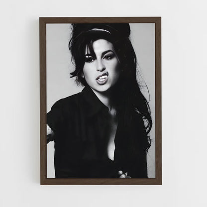 ap-amy winehouse-2 cadre Bois foncé