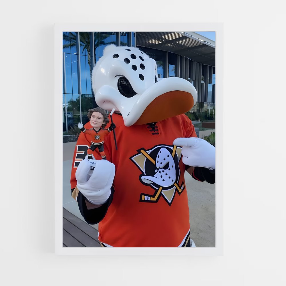 ap-anaheim ducks-4 cadre Blanc