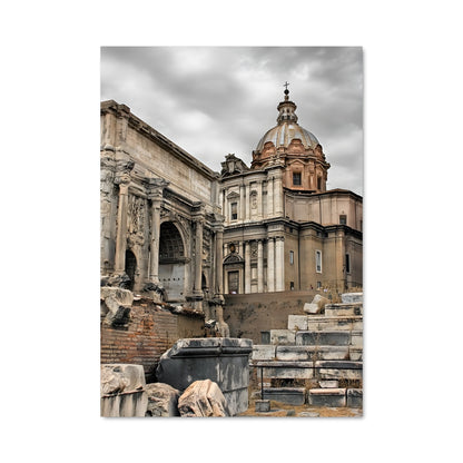 Poster Les Vestiges de Rome