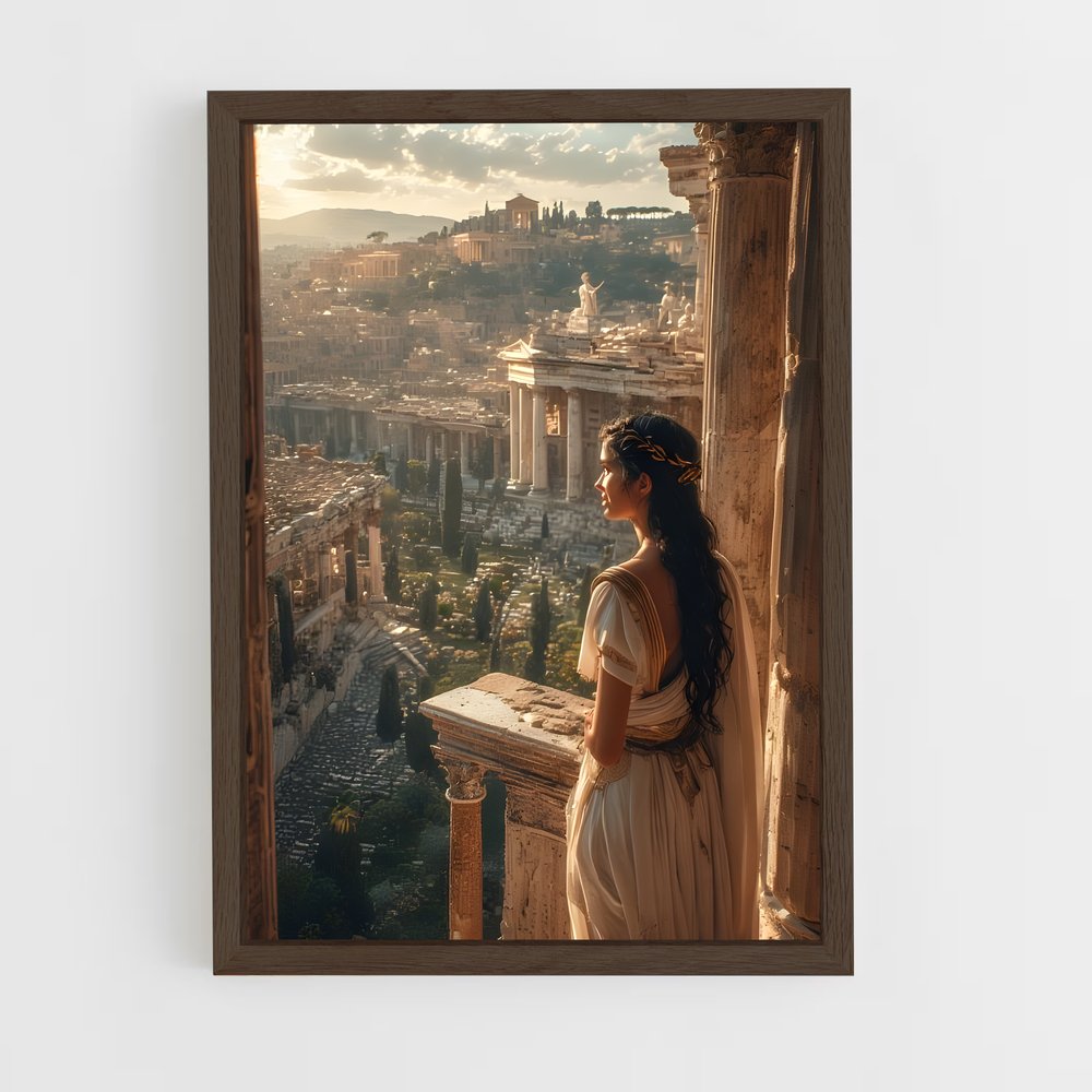 ap-ancient rome-5 cadre Bois foncé