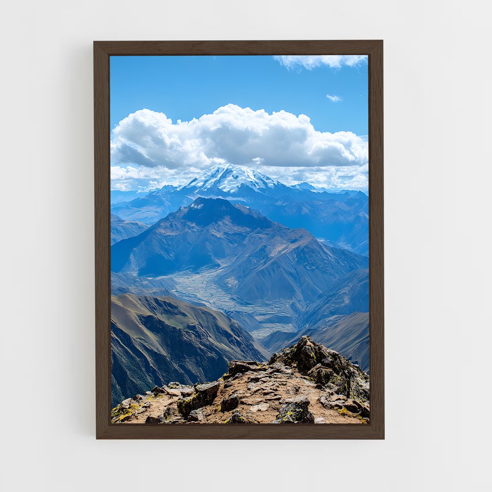 ap-andes mountains-8 cadre Bois foncé