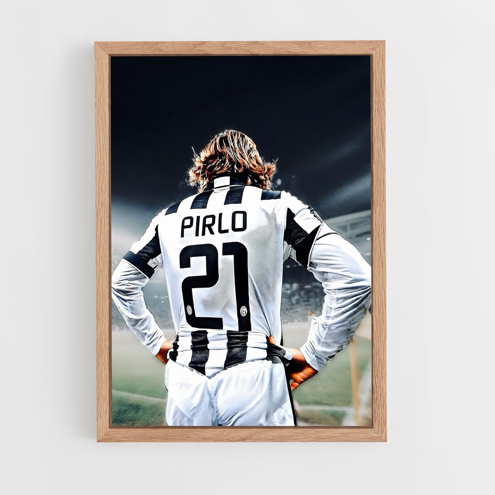 ap-andrea pirlo-5 cadre Bois clair