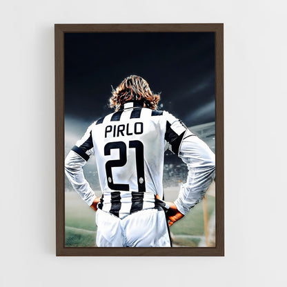 ap-andrea pirlo-5 cadre Bois foncé