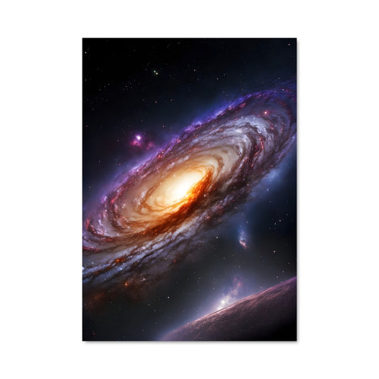 Poster Galaxie Envoûtante