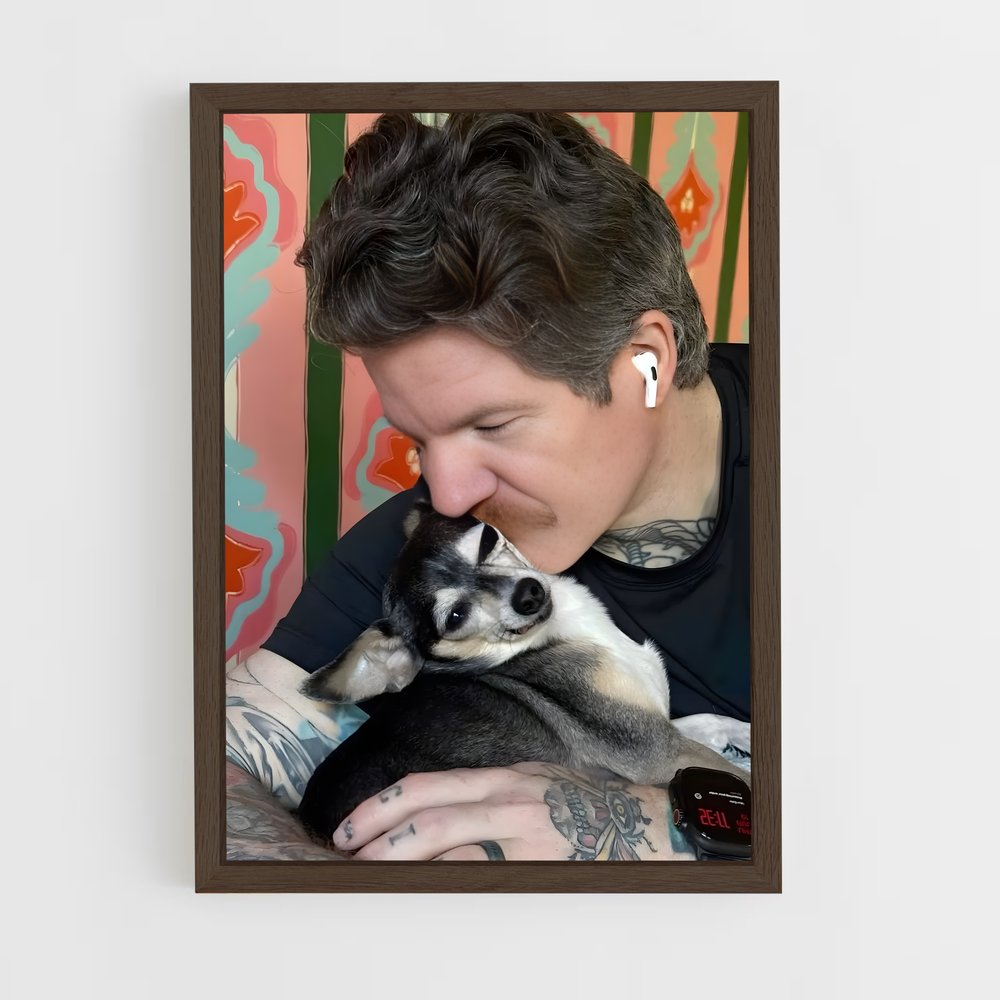 ap-andy hurley-3 cadre Bois foncé