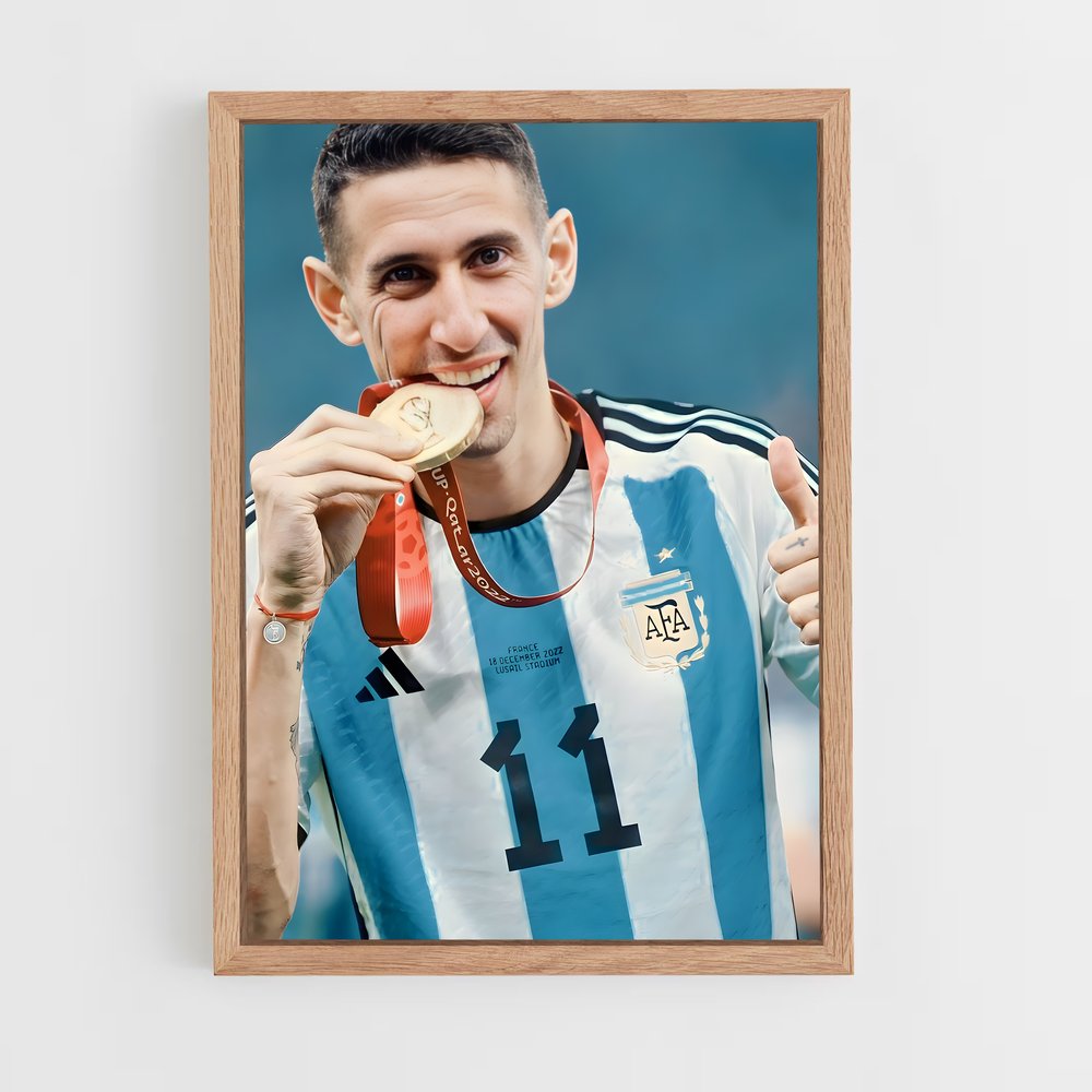 ap-angel di maria-3 cadre Bois clair