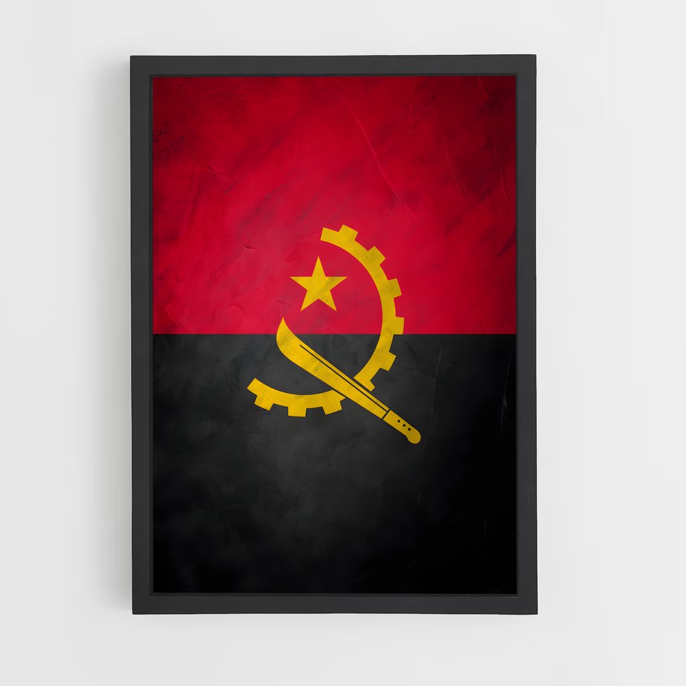 ap-angola flag-3 cadre Noir