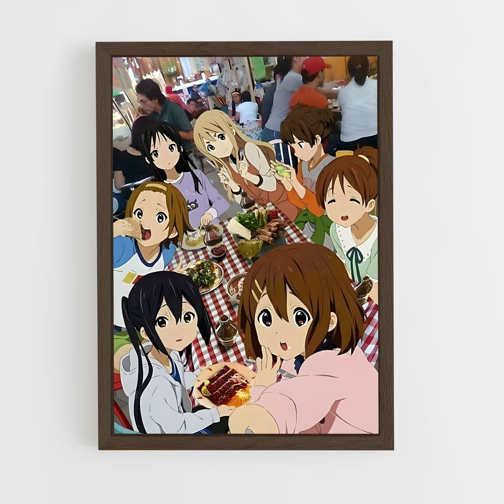 ap-anime community-10 cadre Bois foncé