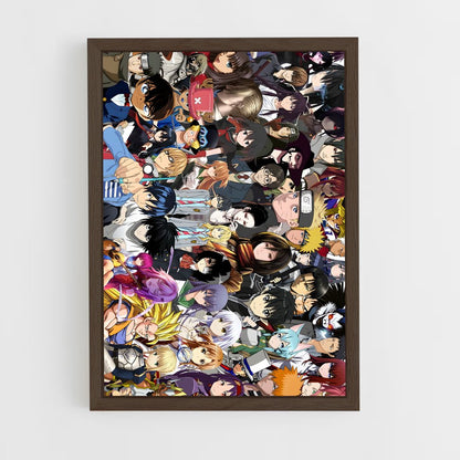 ap-anime community-3 cadre Bois foncé